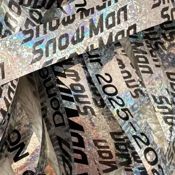 Snow Man Dome Tour 2025-2026 ON 은색 테이프 풀