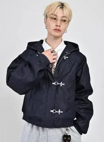 L2089 M 사이즈 (navy) 토글 후크 리지드 액티브 자켓