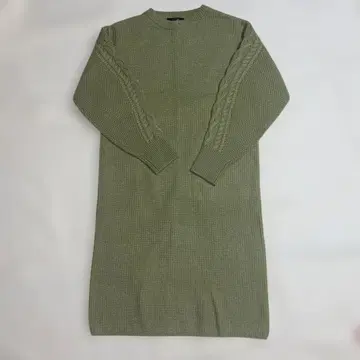 URBAN RESEARCH ROSSO 니트 원피스 카키 계열 프리 사이즈