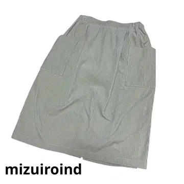 mizuiro ind 미즈이로 인드 코듀로이 스커트 베이지