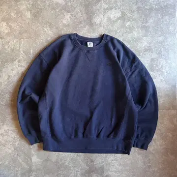 00s 러셀 애슬레틱 맨투맨 트레이닝복 2XL 네이비 무지 로고