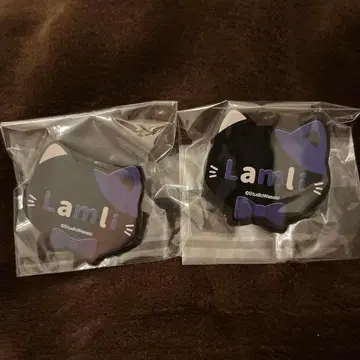 악마고양이 난자 네임 배지 라무르