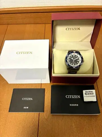 시티즌 프로 마스터 GMT 에코 드라이브 BJ7111-86L 중고품