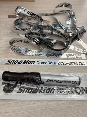 Snow Man Dome Tour ON 응원봉 은색 테이프 포함
