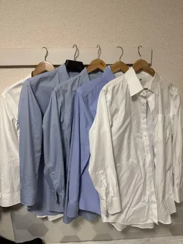 유니클로 긴팔 와이셔츠 6장 세트