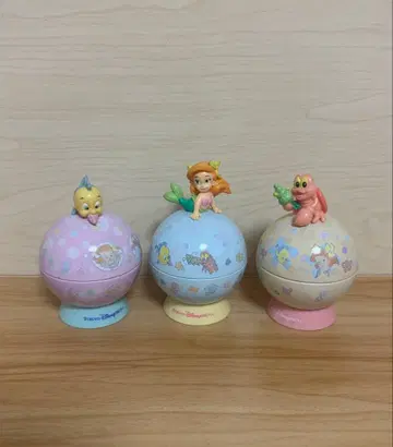 한정판 인어공주 아리엘 피규어 케이스 3체 세트