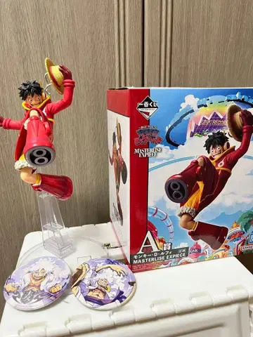 원피스 제일복권 피규어 루피 덤 캔 배지 부착