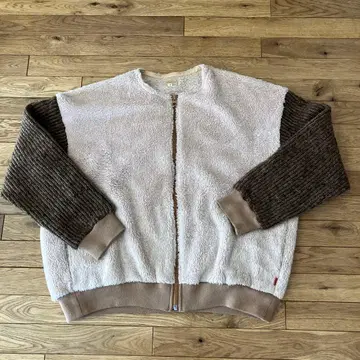 GOWEST 보아 자켓 사이즈 0 베이지 브라운