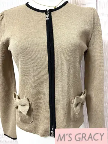 엠즈 그레이시 더블 지퍼 니트 38