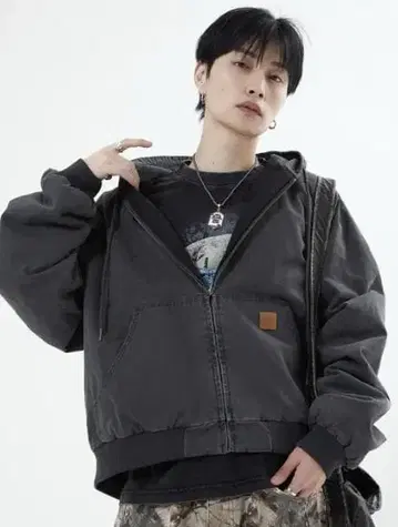 L2165 L 사이즈 ( gray ) 액티브 코튼 자켓 지저인