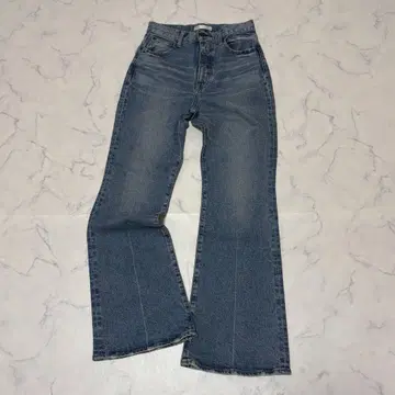 새상품급 마우지 MOUSSY MVS 플레어 데님 빈티지 가공 스트레치