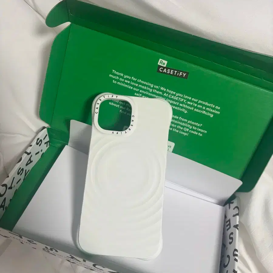 CASETIFY | 케이스티파이 Case Tifay Ripple Case 15 White on Bunjang Global Site.