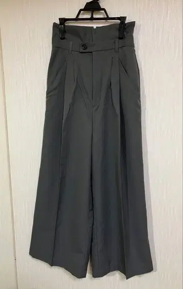 [ 미사용 새상품 ] JEANASIS 와이드 팬츠 그레이 S 사이즈