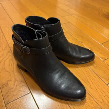 REGAL F27N F27NBD 블랙 가죽 숏부츠