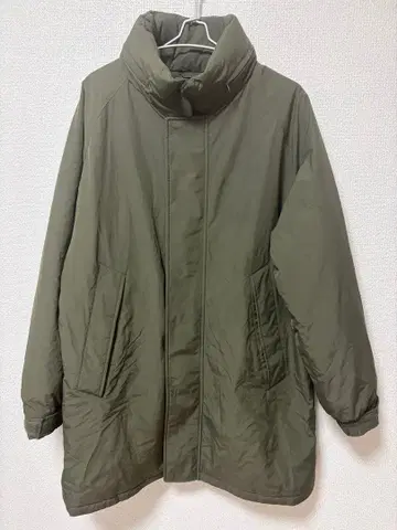 새상품급 유니클로 UNIQLO 방풍 패딩 코트 올리브 M 사이즈