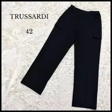 [ TRUSSARDI ] 트루사르디 스트레치 카고 팬츠 42 블랙
