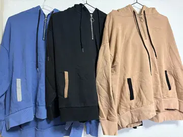 kuuupy 하프 지퍼 후드티 3종 세트