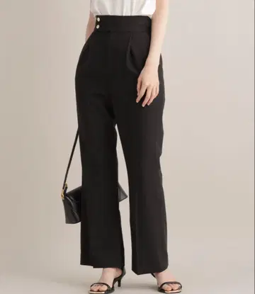 택 포함 새상품 Andemiu 안데뮤 허리 버튼 플레어 팬츠