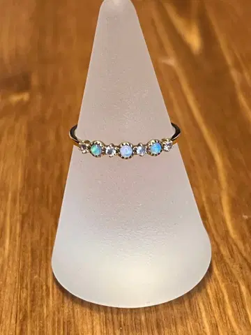 오팔 화이트 토파즈 K10YG 11호