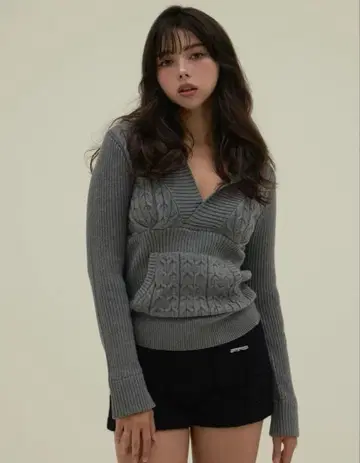 Andmary Taylor hoodie knit tops