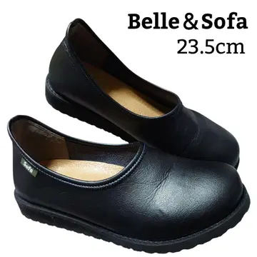 [컨디션 최상] 야사시이 쿠츠 코보 벨&소파 슬립온 일본제 23.5cm