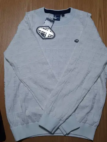 HIDRA 화이트 크루넥 스웨터 L