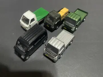 스즈키 캐리 에브리 스바루 삼바 경트럭 경밴 가챠 5대 세트