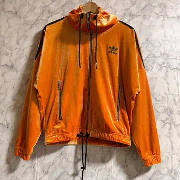 adidas 아디다스 벨벳 하이넥 트랙 자켓 벨로아 L