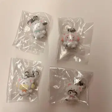 산리오 메지루시 액세서리 복슬복슬 스노우 폼폼푸딩 쿠로미