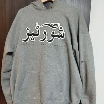 90sShorty's 그레이 후드티 X-Large