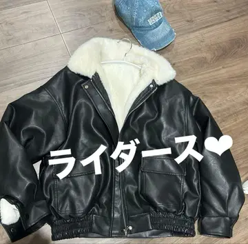 [ 새상품급 ] 가죽 자켓 아우터 / 라이더스 힙 무드