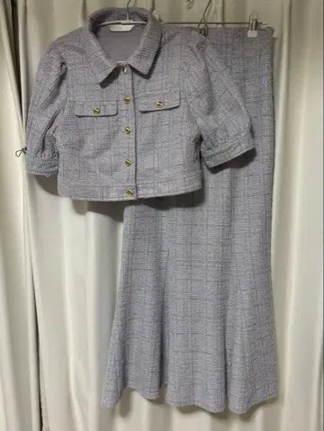 릴리안캐럿 트위드 셋업