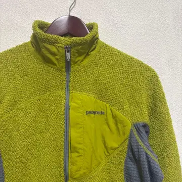 patagonia R2 플리스 자켓 라임 그린