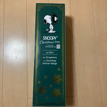 SNOOPY 크리스마스 트리 60cm 오너먼트 포함