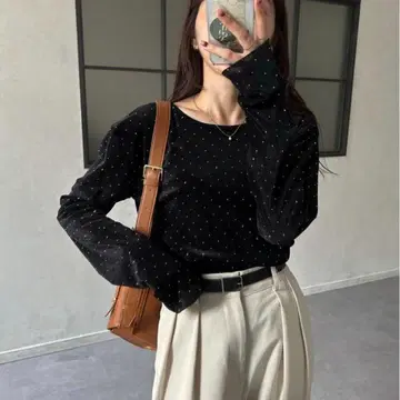 카프리슈 마쥬 스톤 벨로아 롱 T