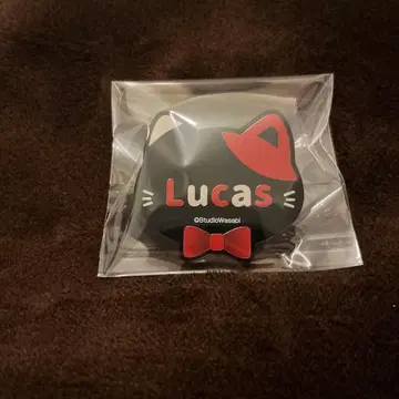 악마 고양이 난자 네임 배지 루카스