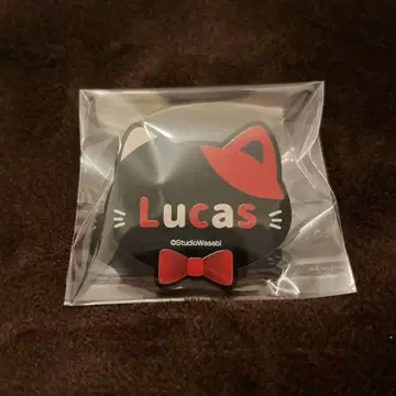 악마 고양이 난자 네임 배지 루카스