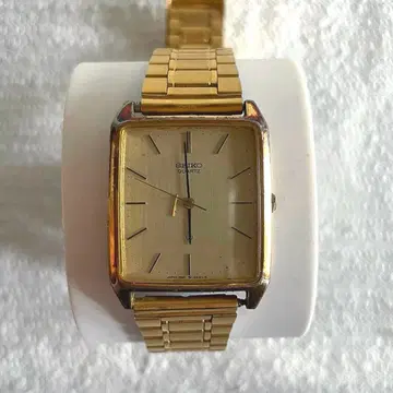 SEIKO 손목시계 스퀘어 골드