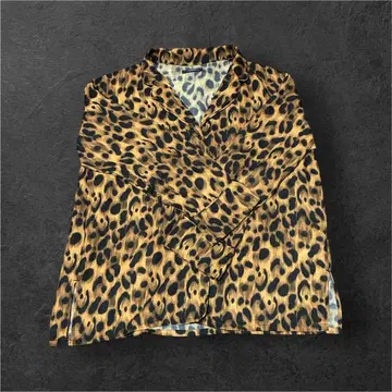 레오파드 셔츠 archive vkei 시크 스타일 그런지 y2k