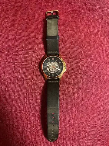 FOSSIL 로즈 골드 스켈레톤