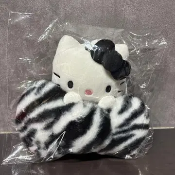아베일 구매 헬로키티 제브라 패턴 리본 마스코트 참 산리오