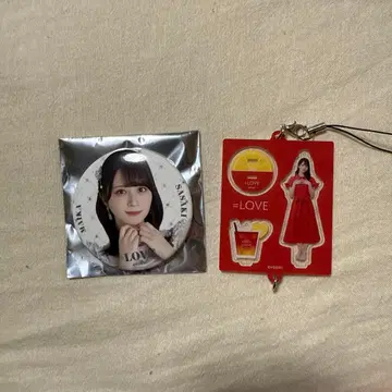 =LOVE 사사키 마이카 캔뱃지, 미니 복권 키링