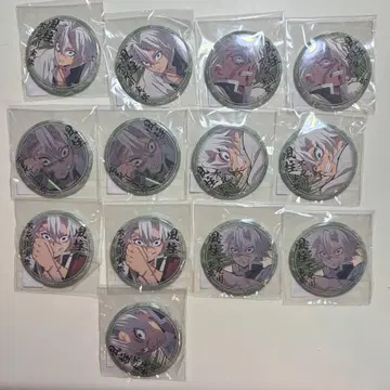 귀멸의 칼날 사네미 캔 배지 세트