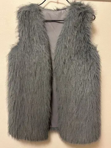 fifth 인조 모피 베스트