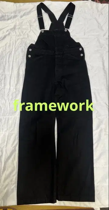 프레임워크 오버롤 블랙