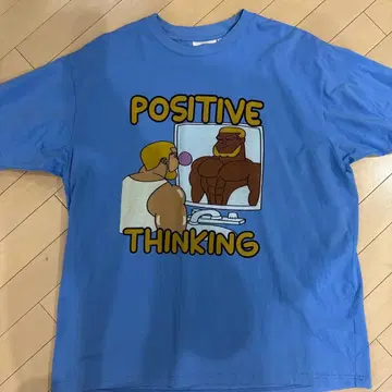 JACKPOT MARKET 포지티브 씽킹 T셔츠 L