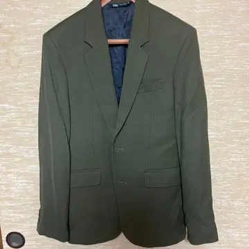 ZARA 테일러드 자켓 올리브 그린