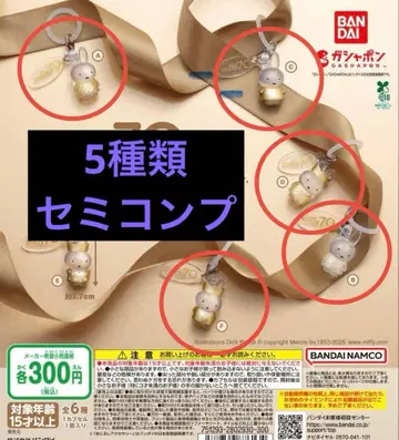 미피 70th 메지루시 액세서리 가챠 5종 세미 컴프