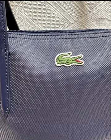 LACOSTE 네이비 토트백