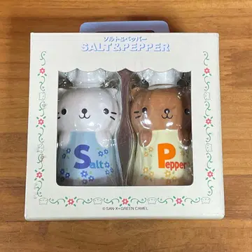 산엑스 냥냥냥코 냥코 레스토랑 솔트 & 페퍼 용기